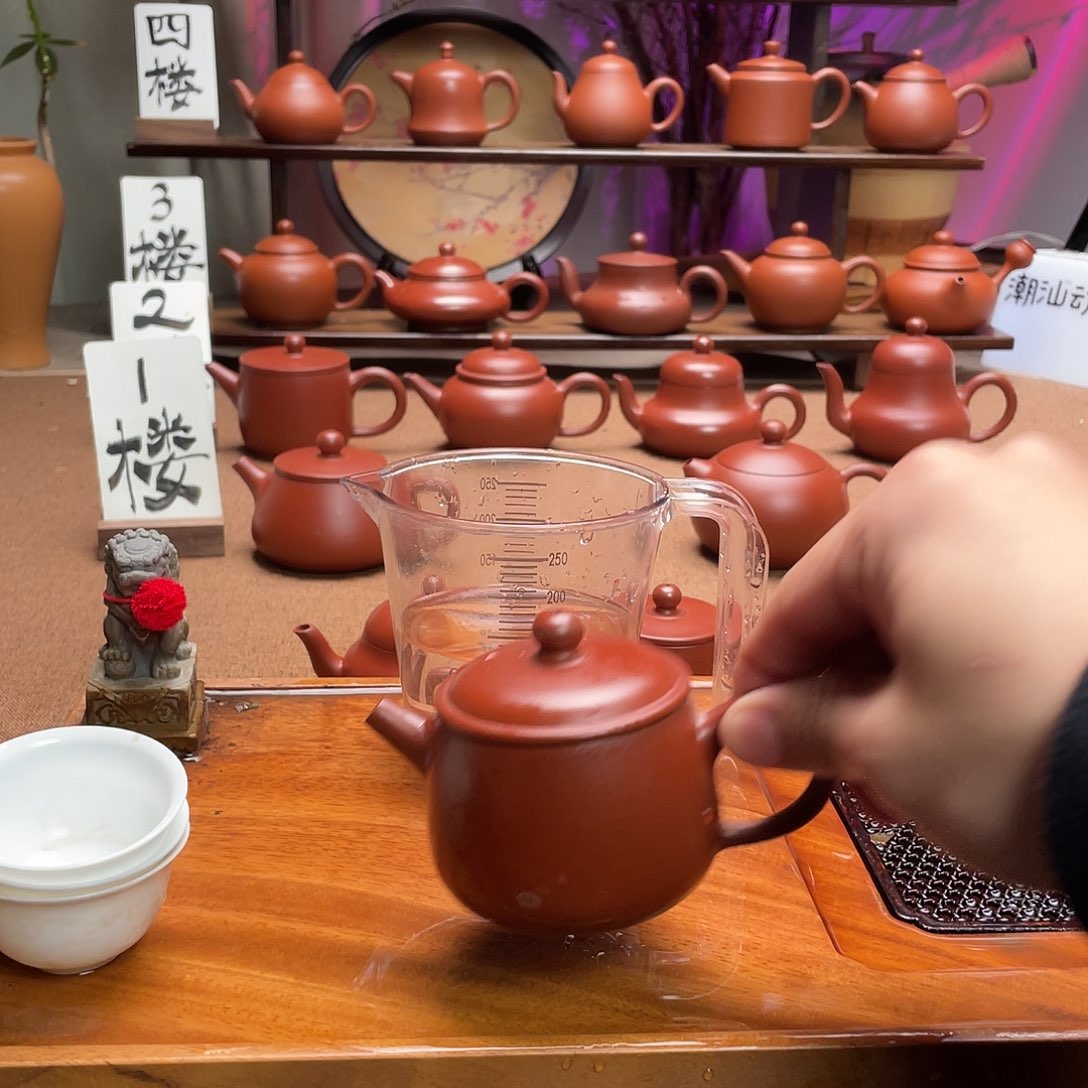 紫砂茶壶老*油玉碗手拉壶