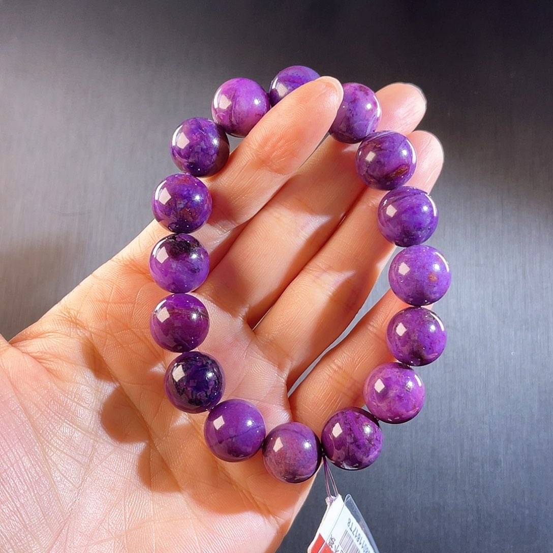 未镶嵌苏纪石（舒俱来）南非舒俱来老矿料手串