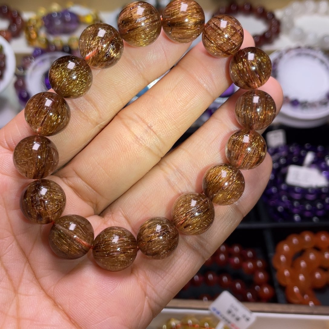 水晶手链未镶嵌铜顺发