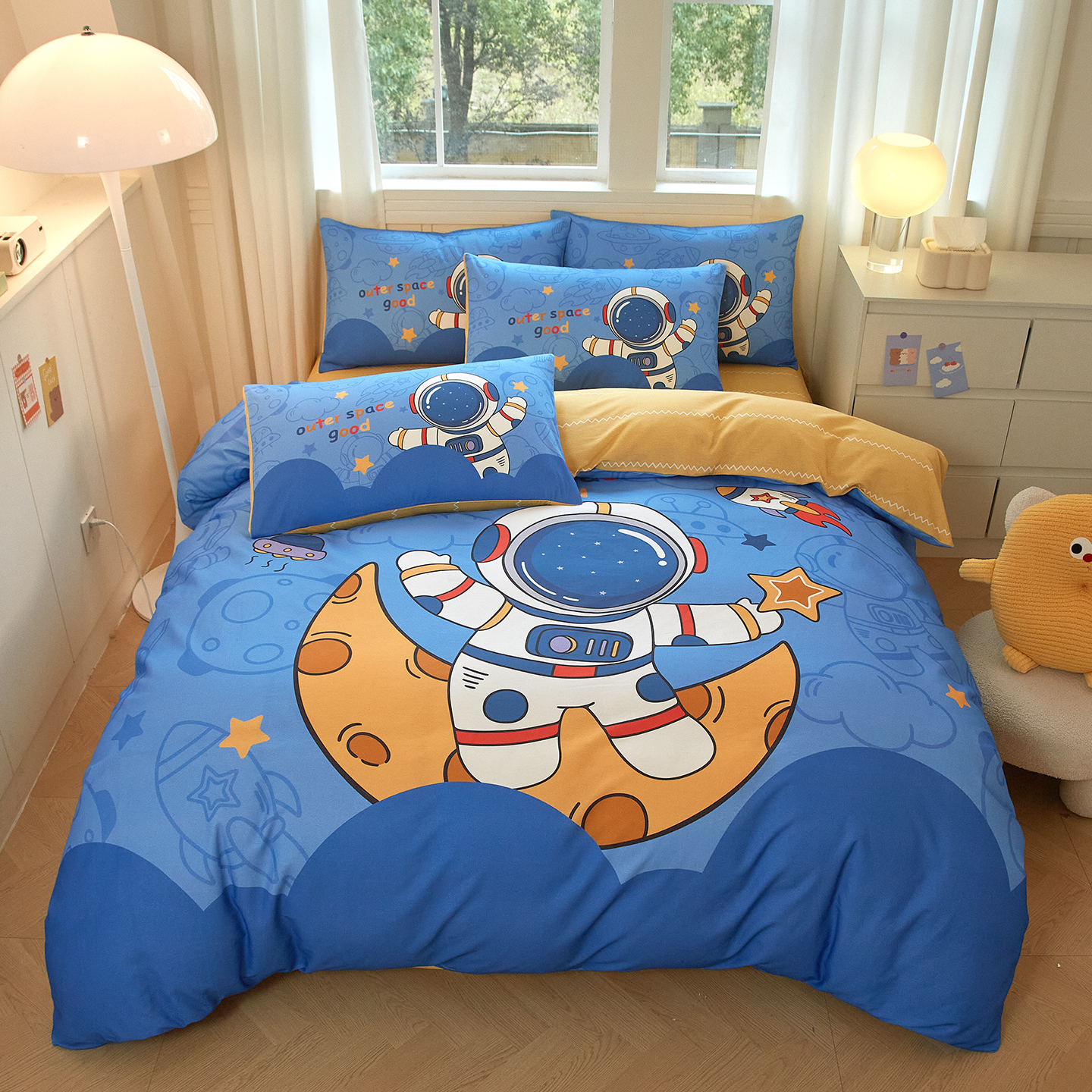 《K》加厚纯棉磨毛亲肤100%全棉四件套全尺寸磨毛磨毛加厚