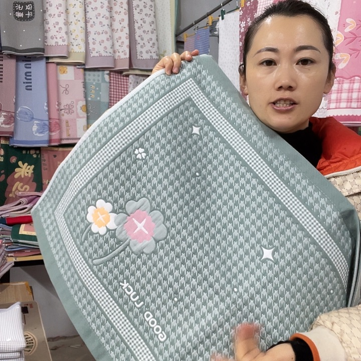 棉特价军绿色千鸟格