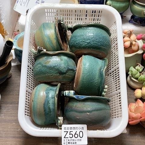 紫砂花盆560瑕疵品口径6厘米左右