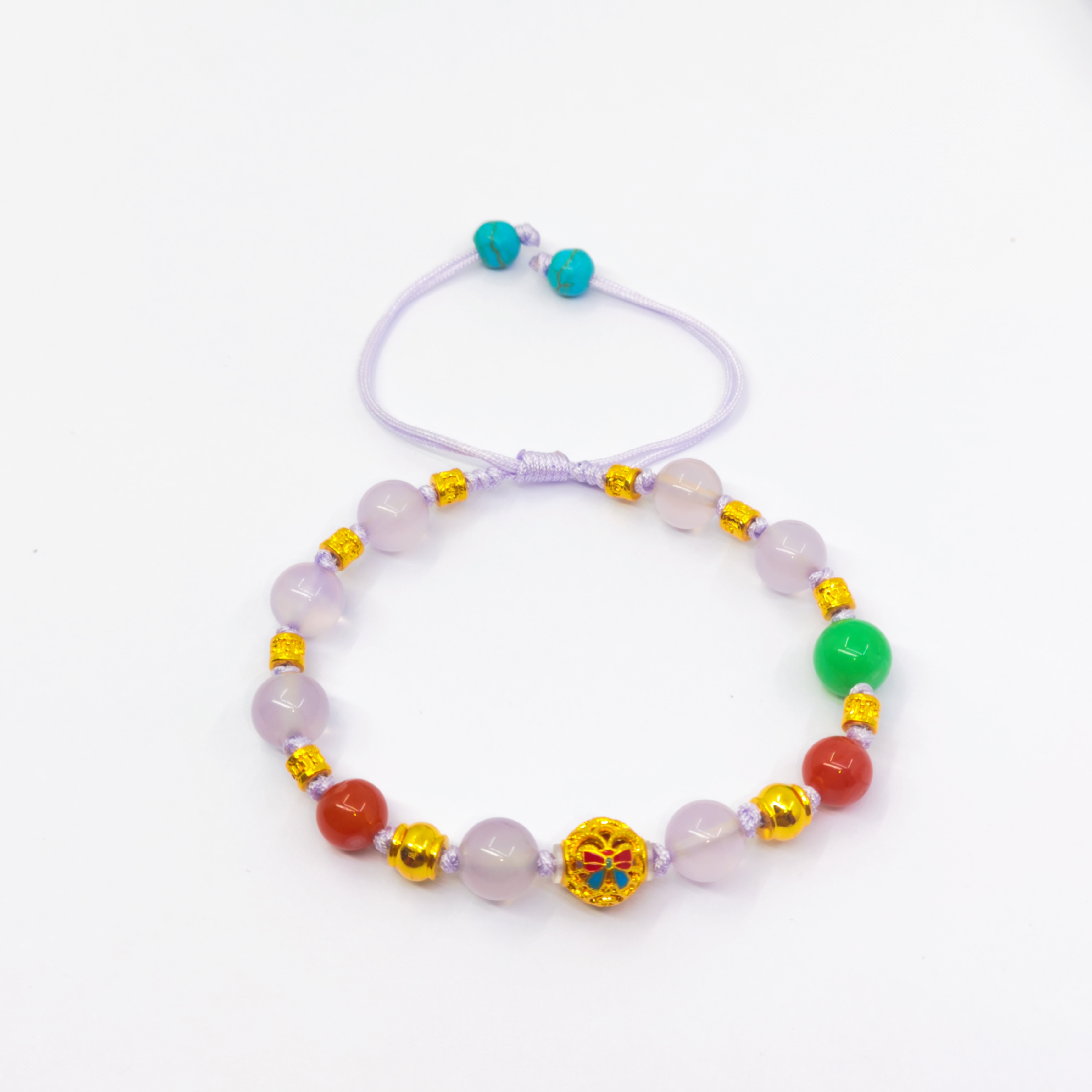 蝶光 | 足金999玛瑙小众百搭手链BWVA-00891G