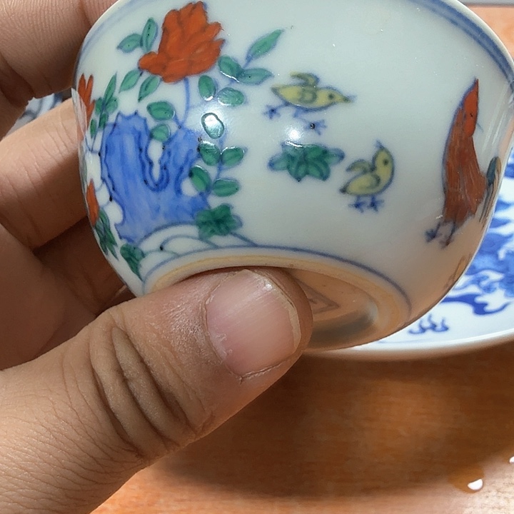鸡缸杯景德镇陶瓷