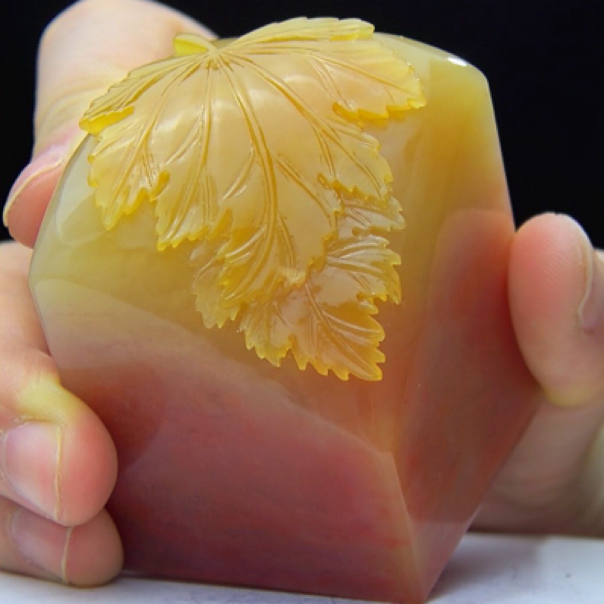 寿山石印章，大业有成