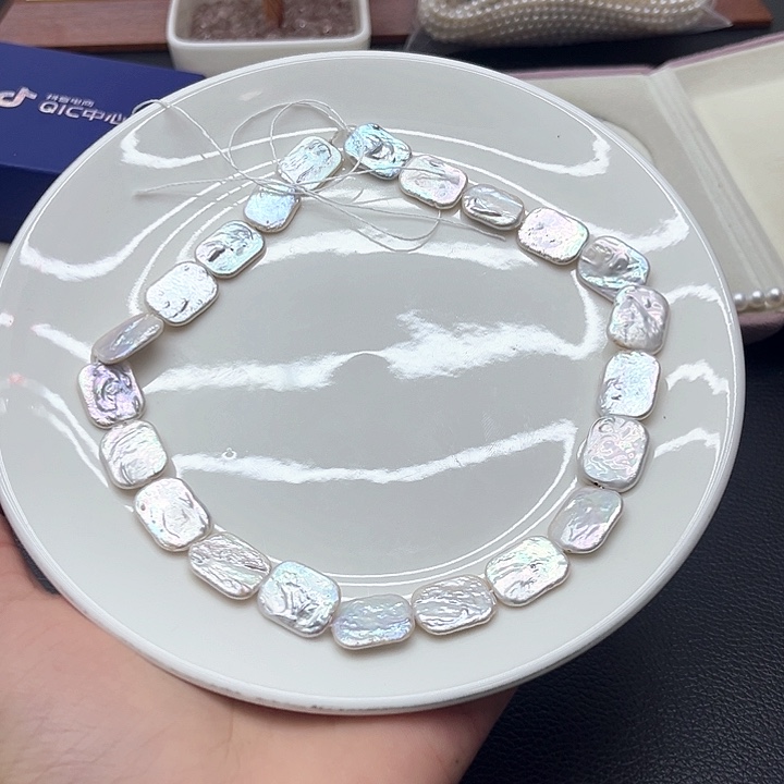 钛钢淡水珍珠珍珠项链6