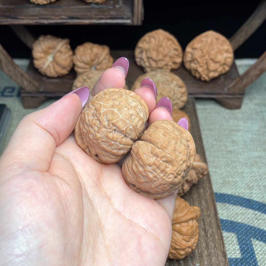 文玩核桃把件以**眸41南瓜墩