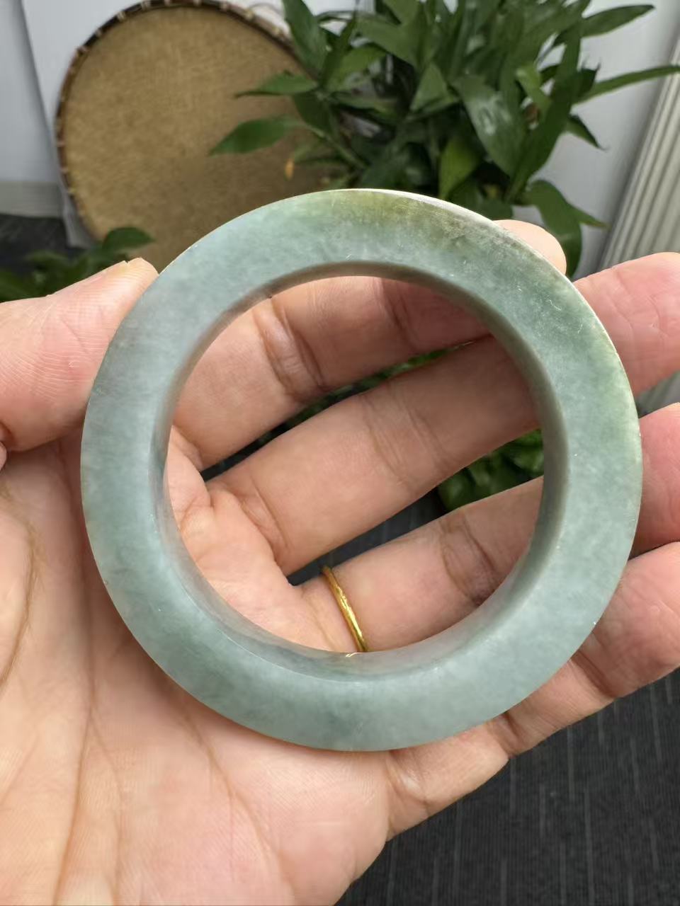 缅甸翡翠a货 油青