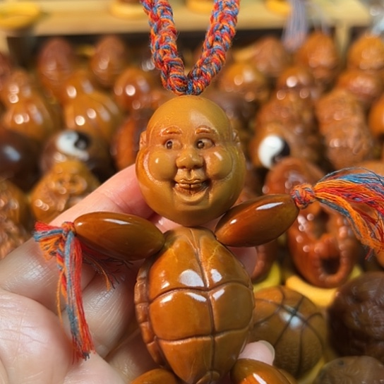 你***往橄榄核手串/手链富贵小人一颗