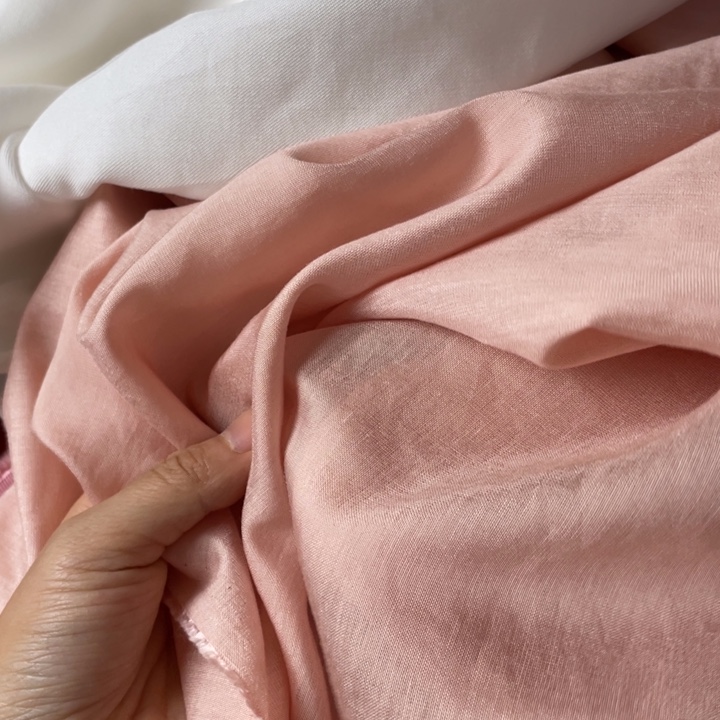 天丝（莱赛尔纤维）藕粉色人鱼姬透明2米