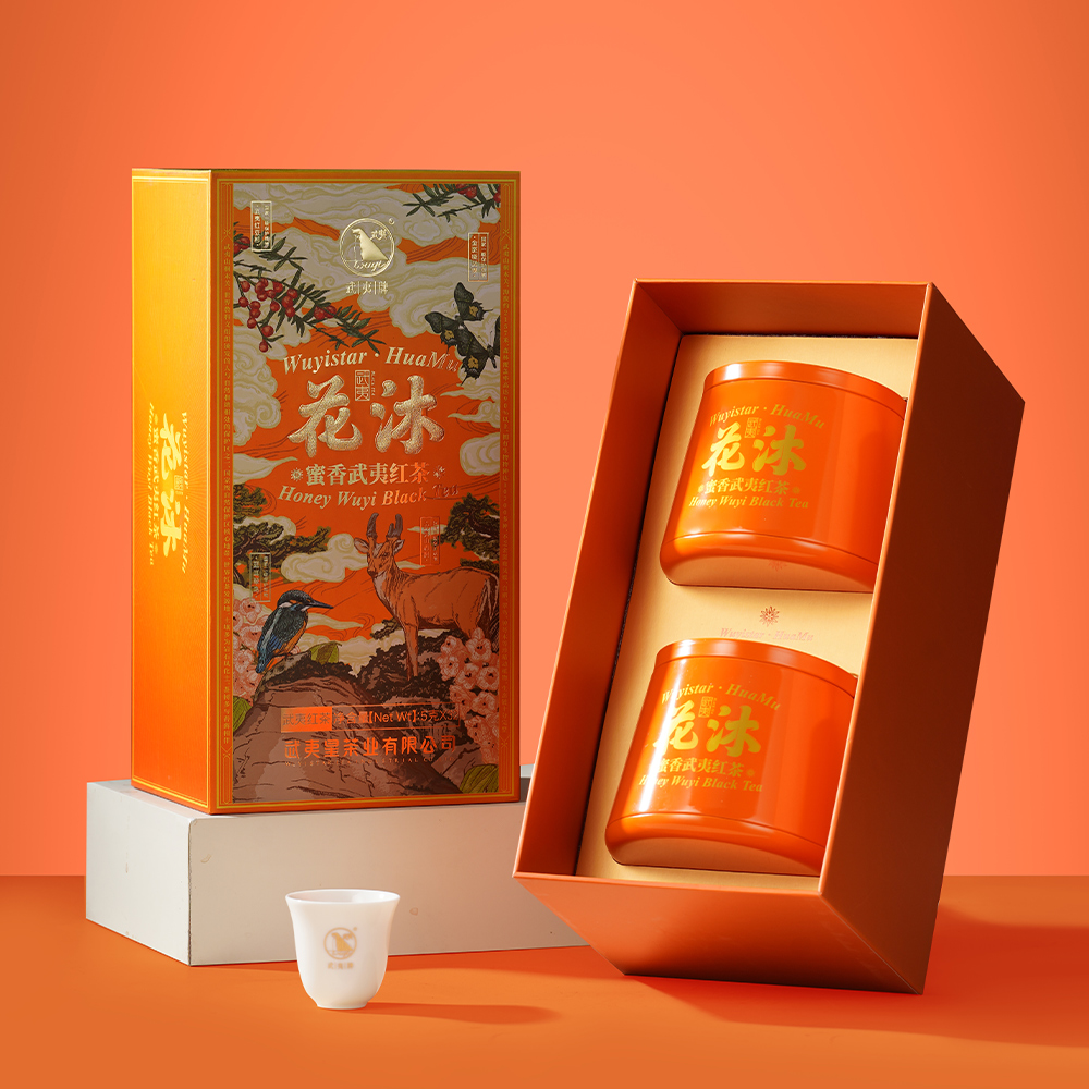 武夷星花沐-蜜香桐木关正山小种红茶礼盒装150g