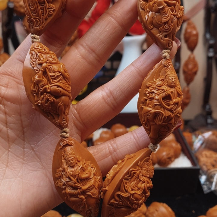 橄榄核手串/手链无像万佛2.3