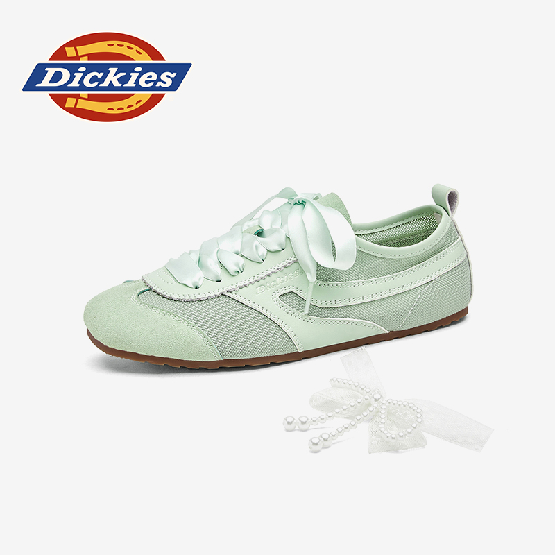 Dickies秋季日常时尚百搭休闲鞋蝴蝶结鞋乐福鞋女鞋舒适百搭透气