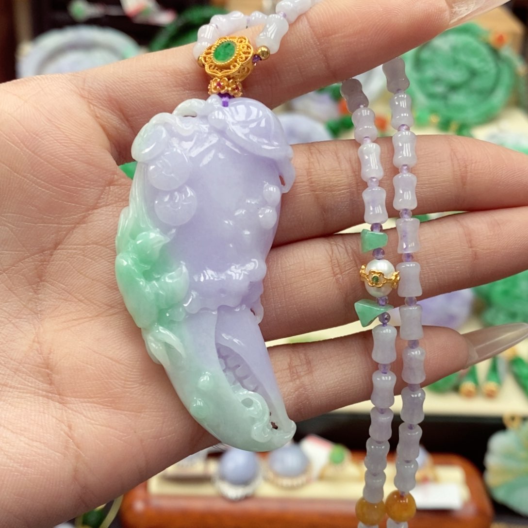 颈饰未镶嵌翡翠翡翠吊坠