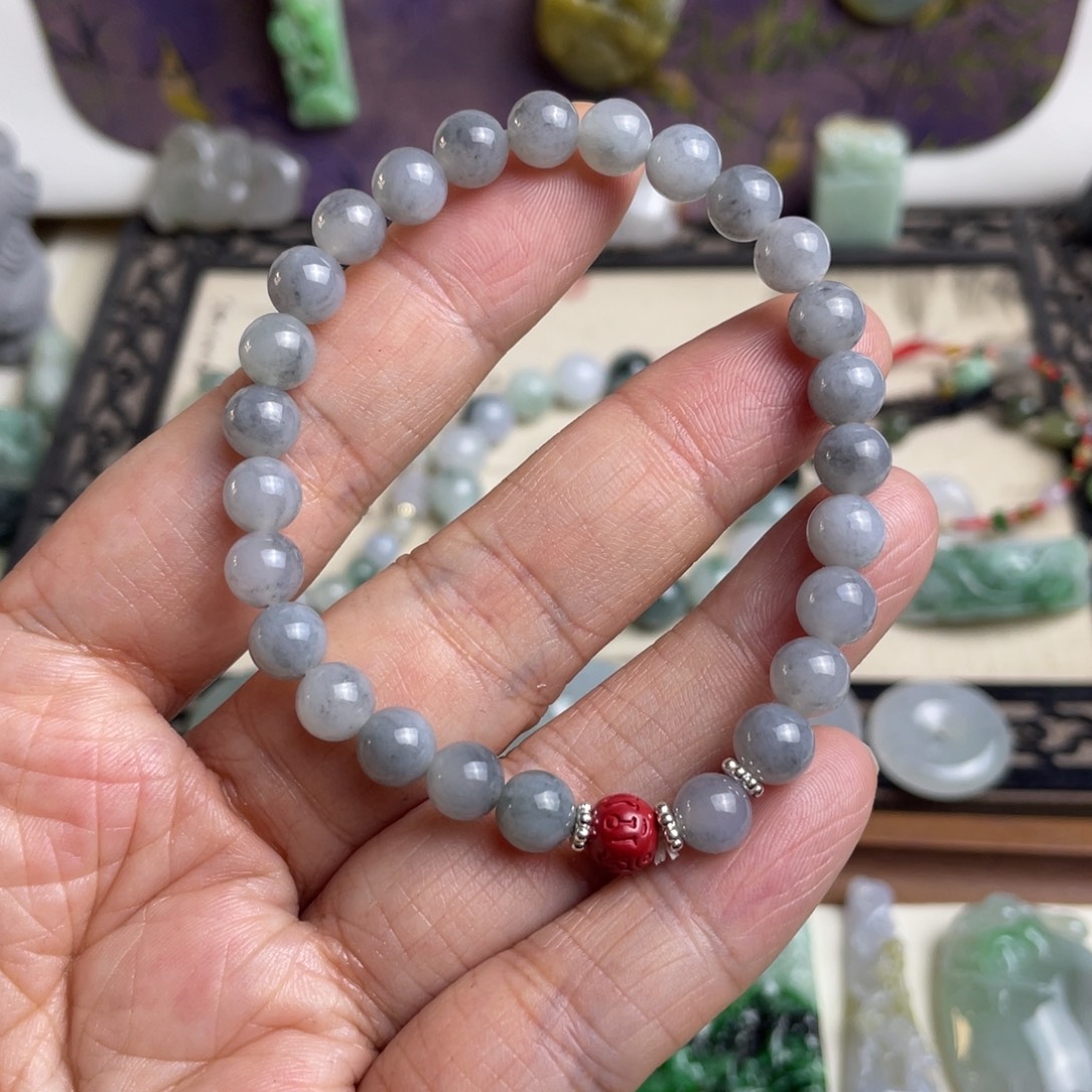 翡翠未镶嵌手链乌鸡手链