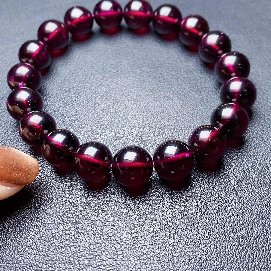 未镶嵌手链石榴石?**?10紫