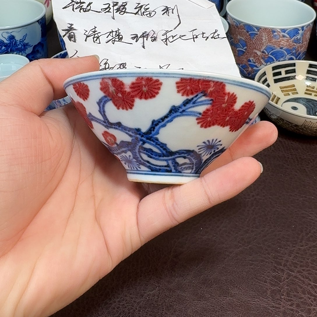 现代景德镇陶瓷杯