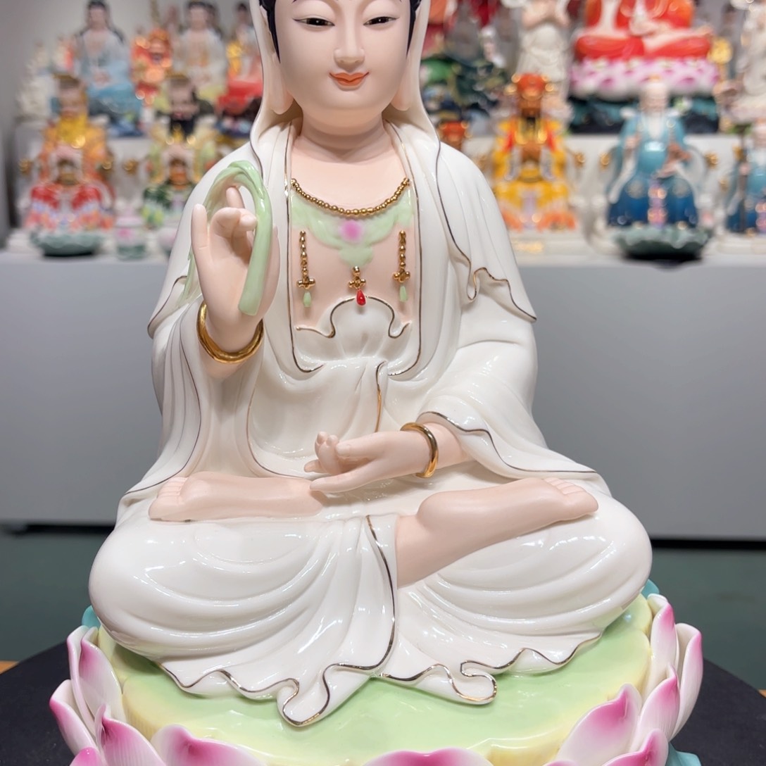 【闪购商品】摆件瓷摆件观音14吋