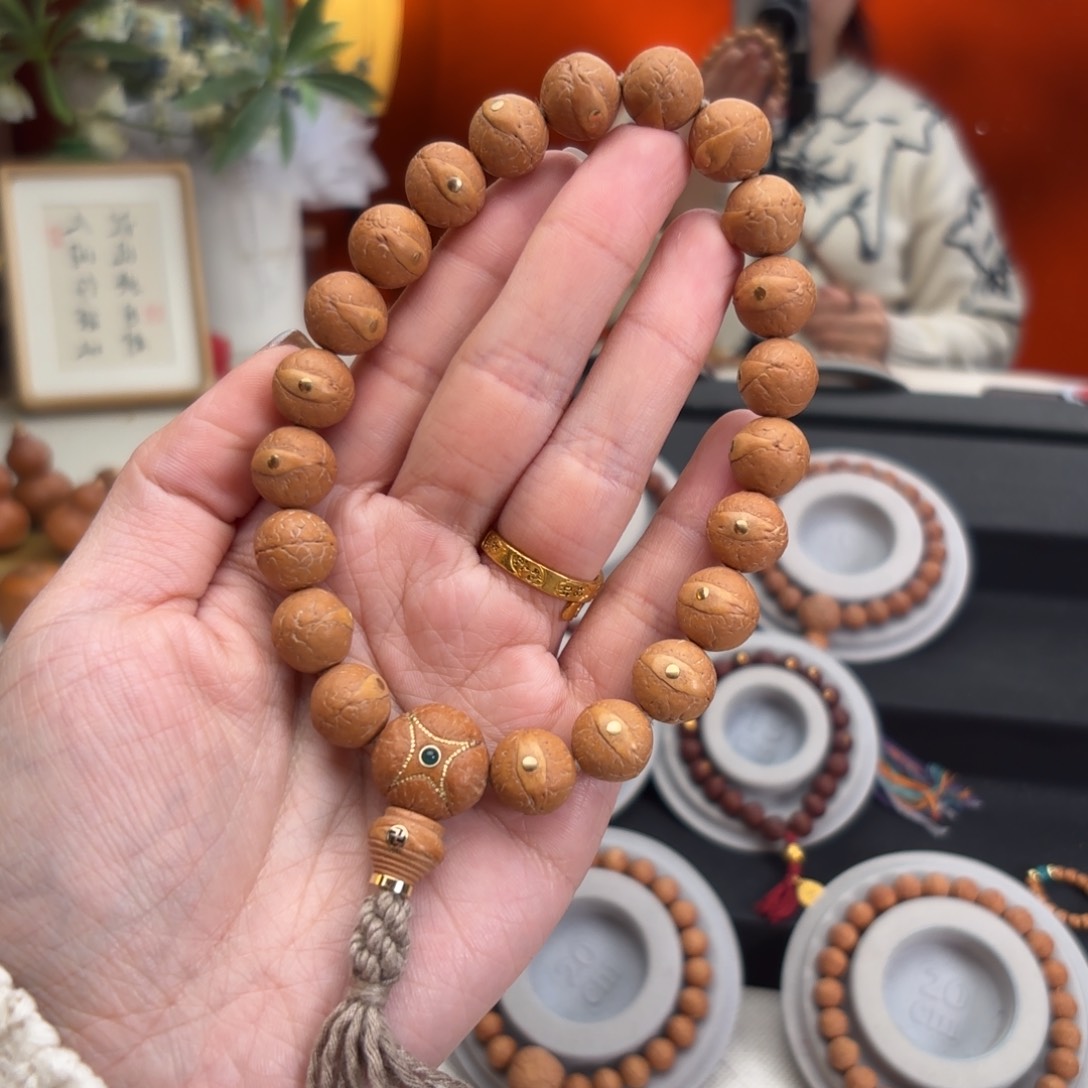 凤眼菩提吊坠12毫米铜单圈