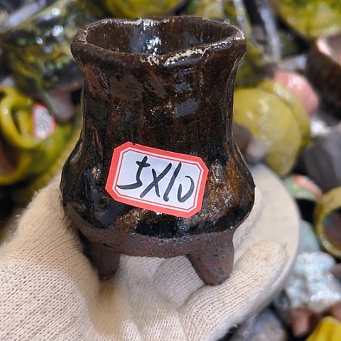 粗陶花盆手工花盆制作