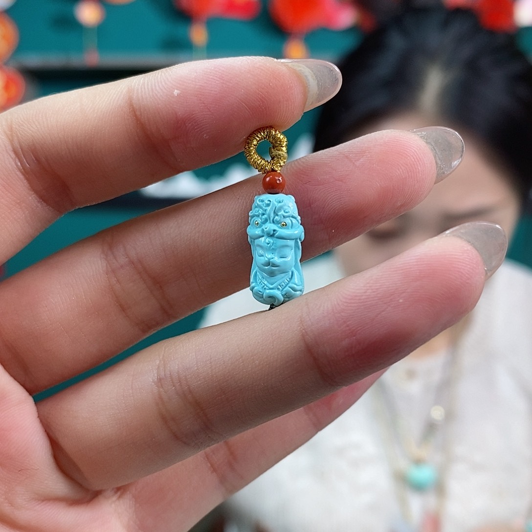 绿松石珠宝奇石未镶嵌