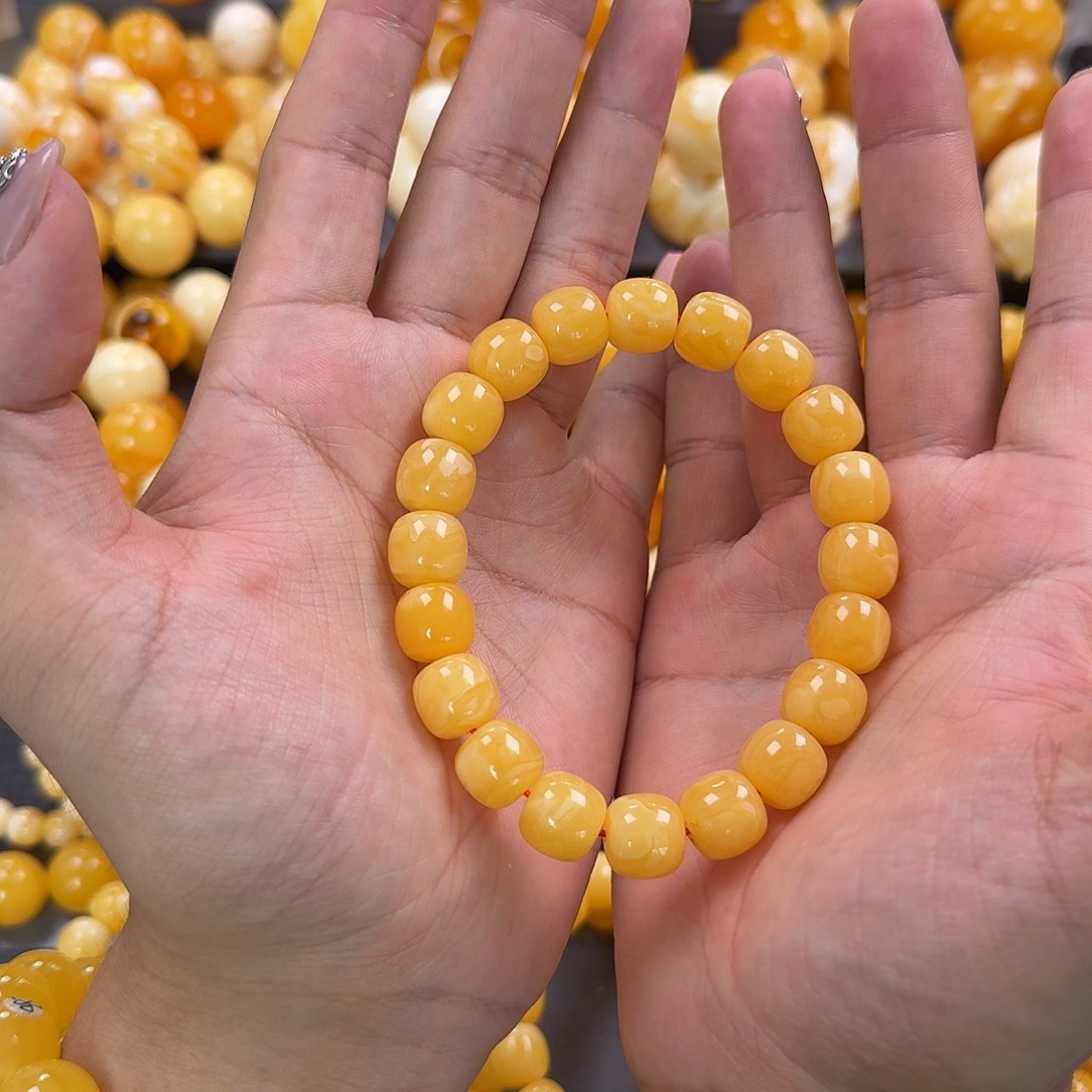 蜜蜡未镶嵌珠宝奇石同料12mm