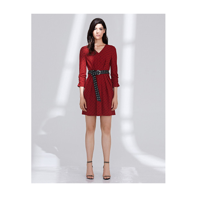 FALEMIG-歌系波点连衣裙EWE321Y02400