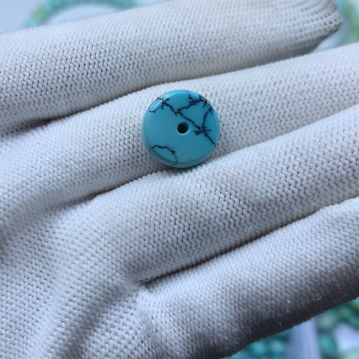 【闪购商品】绿松石珠宝奇石未镶嵌厚***陈