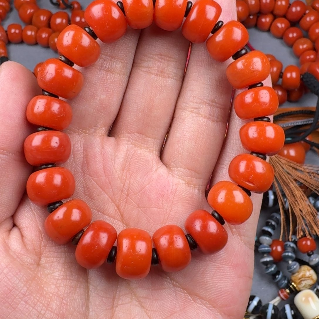 发***哥琉璃非金属单圈手串