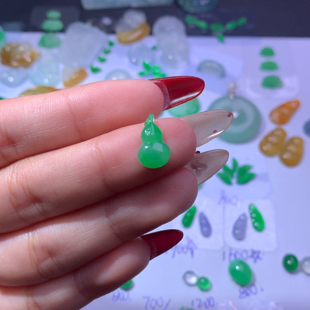 未镶嵌挂件翡翠葫芦