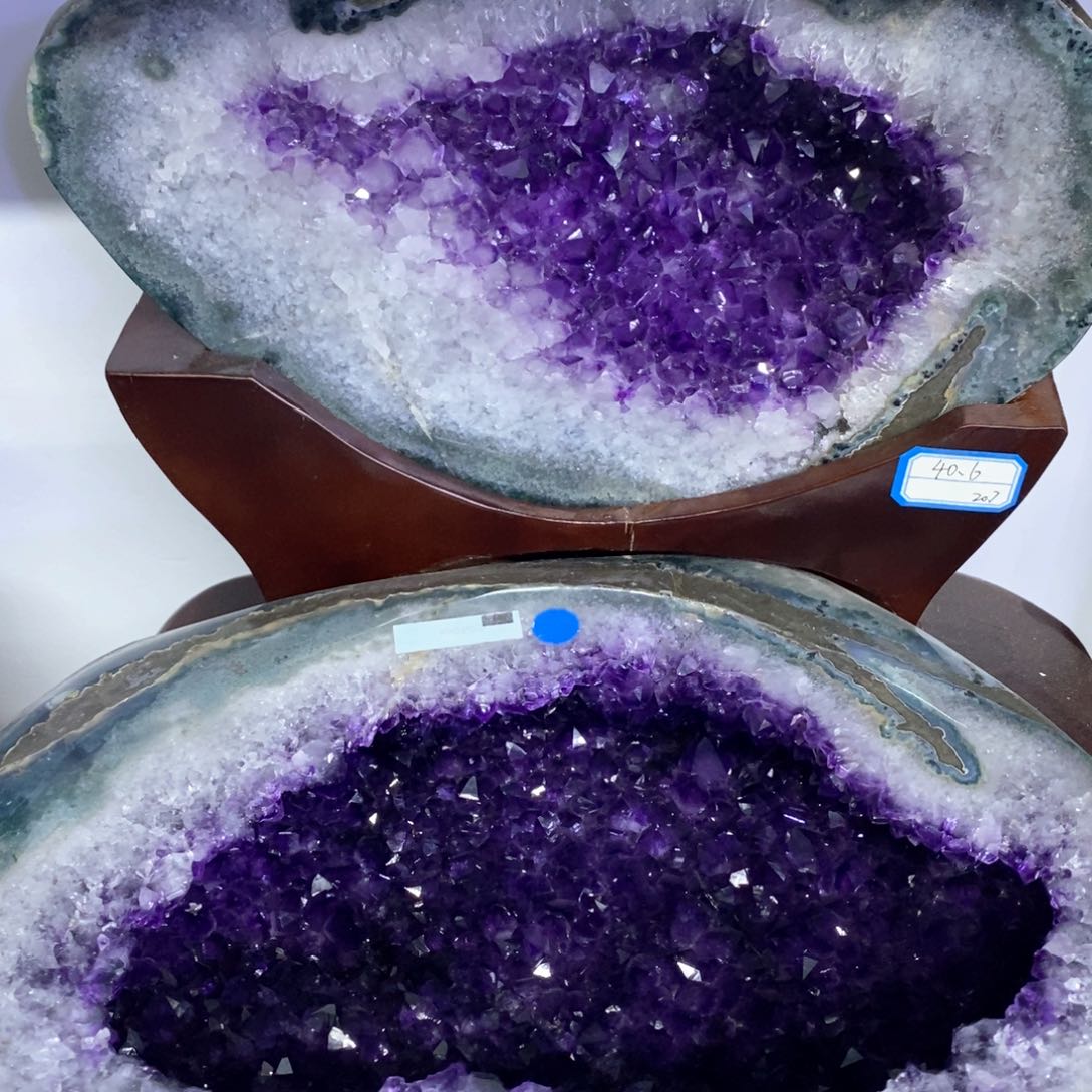 紫晶摆件未镶嵌好好