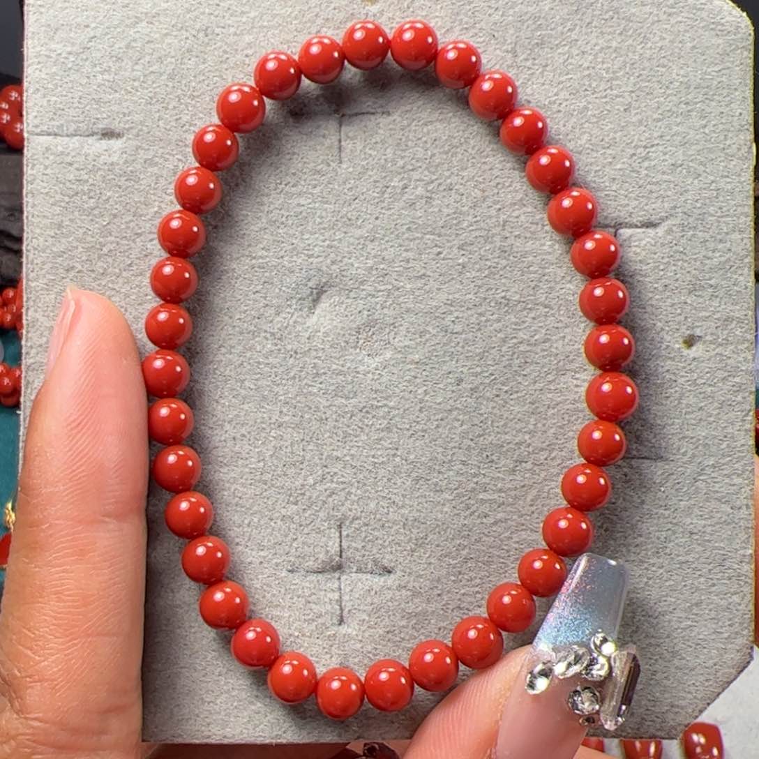 南红玛瑙单圈5➕大水沟未镶嵌