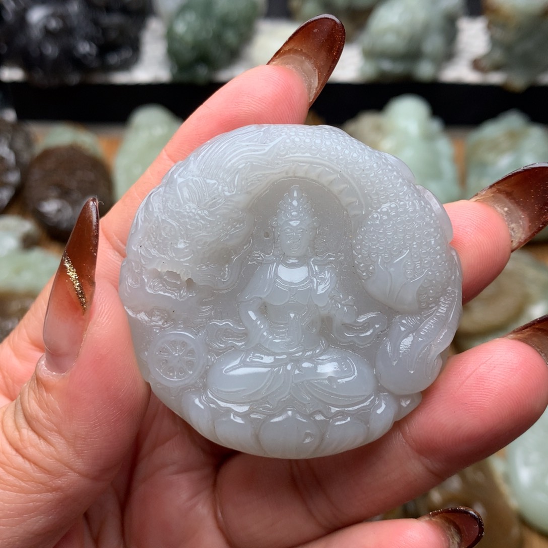 和田玉挂件未镶嵌陈*洲