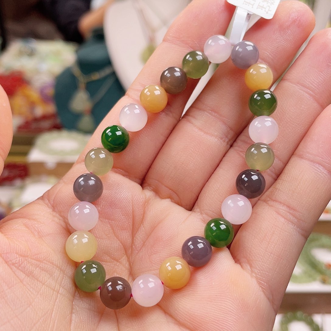 和田玉手链未镶嵌8