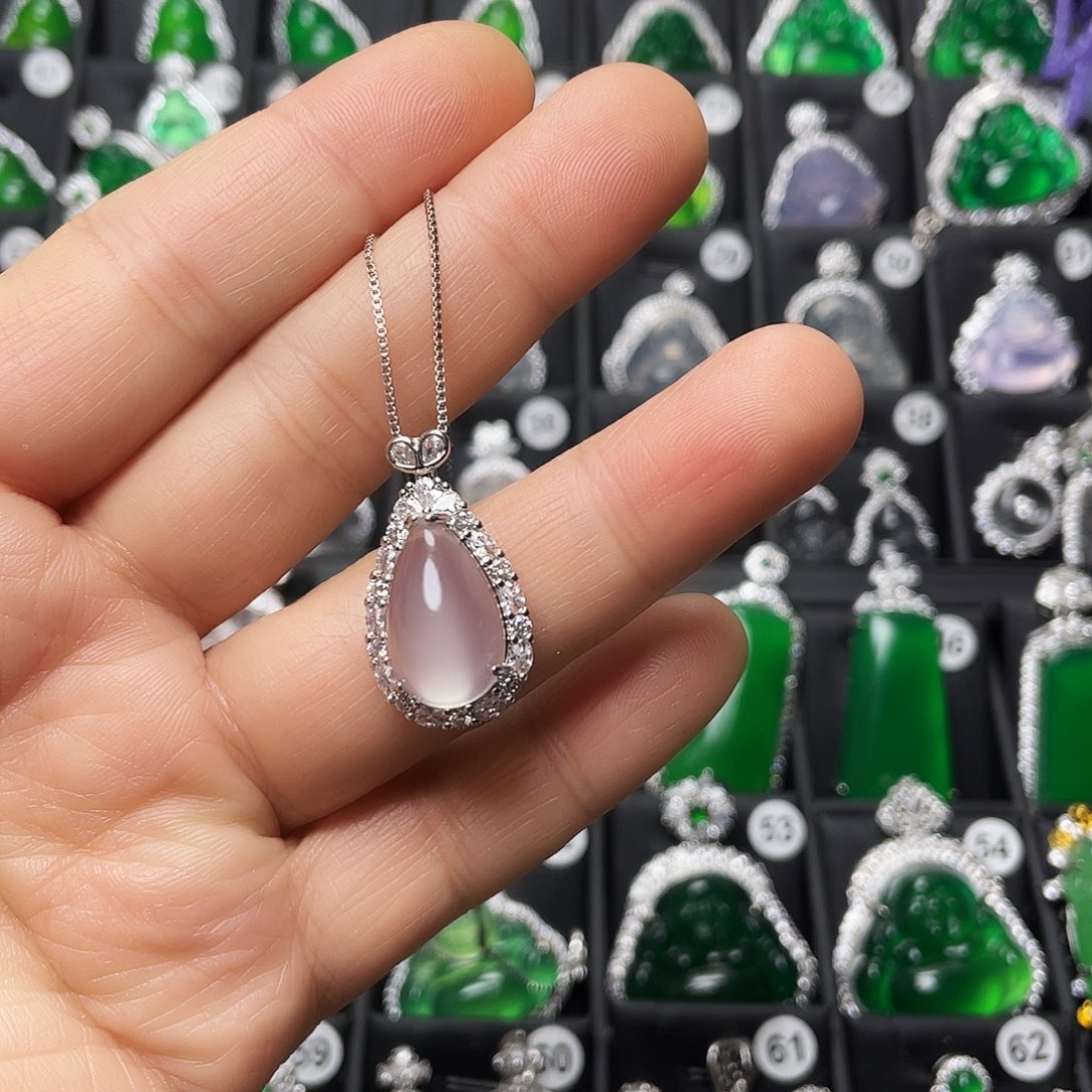 玛瑙/玉髓合金颈饰