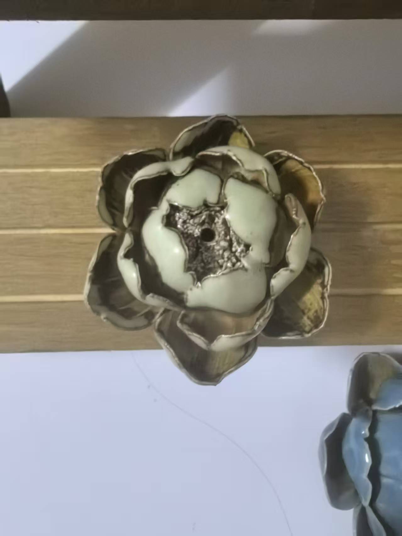 陶瓷仿牡丹花香插