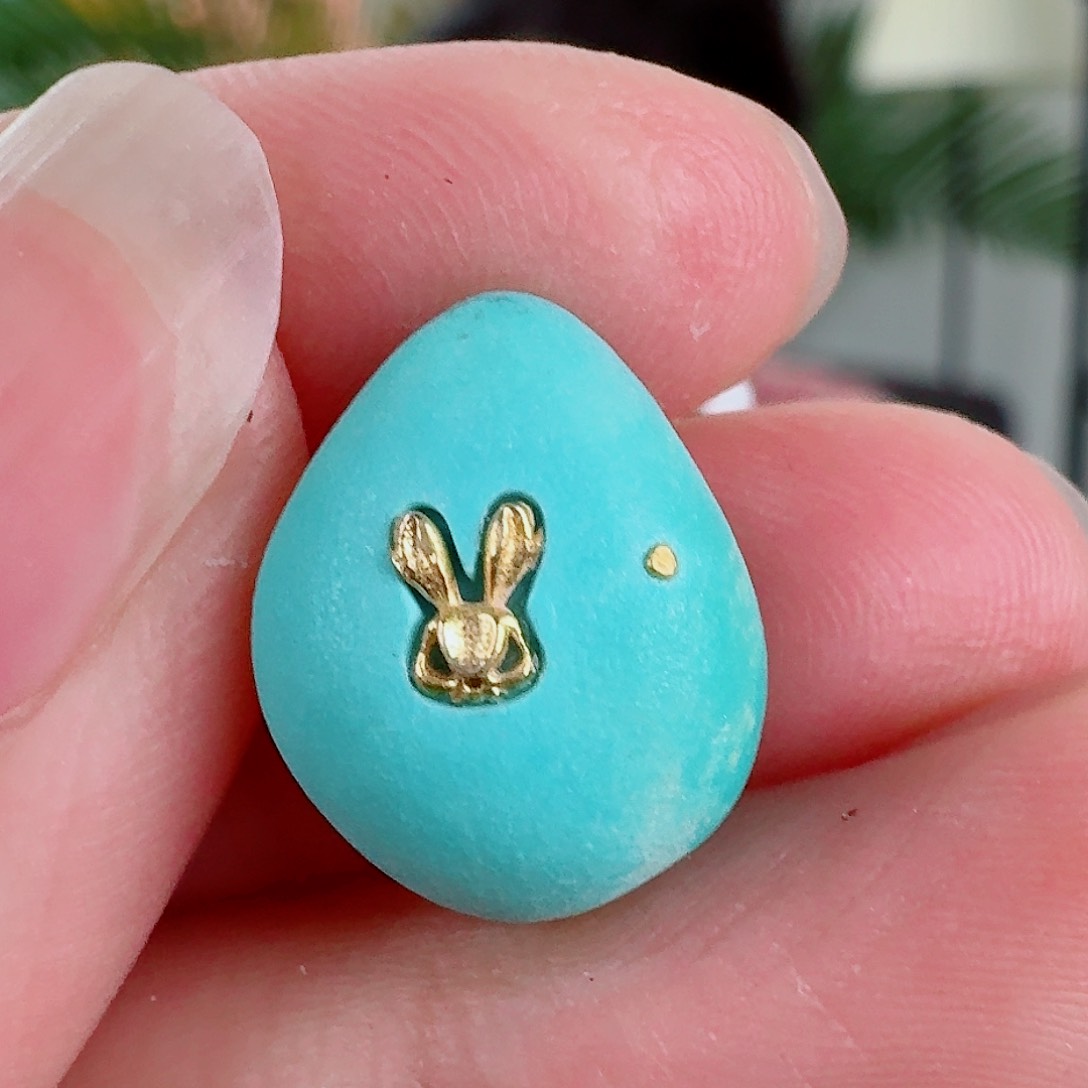 未镶嵌绿松石珠宝奇石