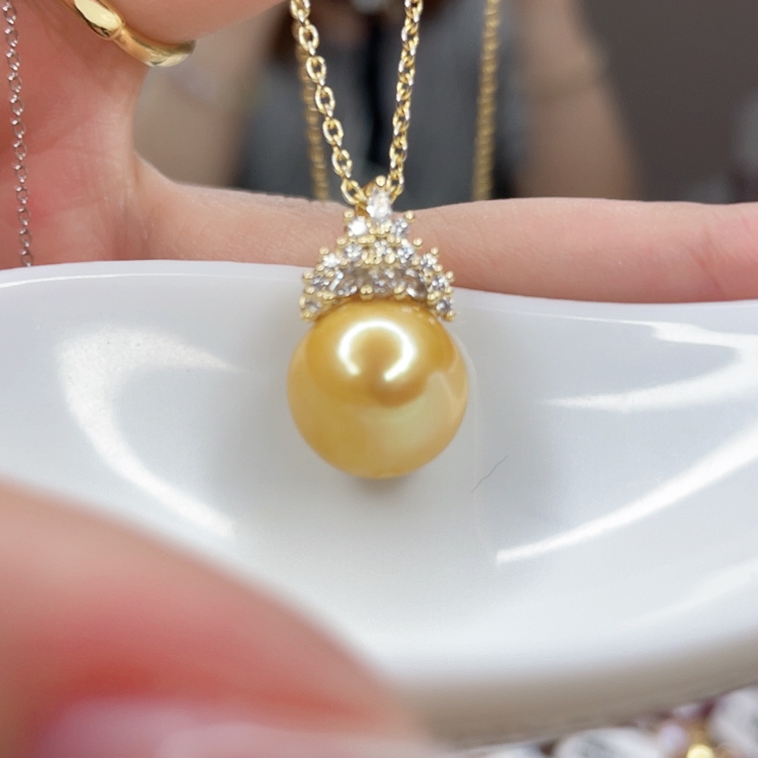 淡水珍珠未镶嵌吊坠(赠链)