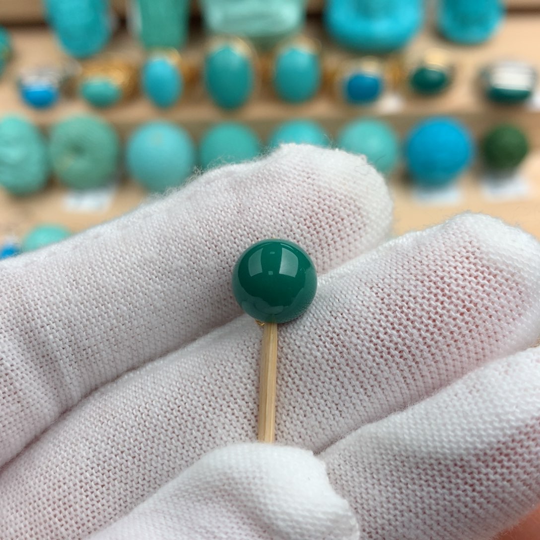 绿松石配饰未镶嵌8.8mm