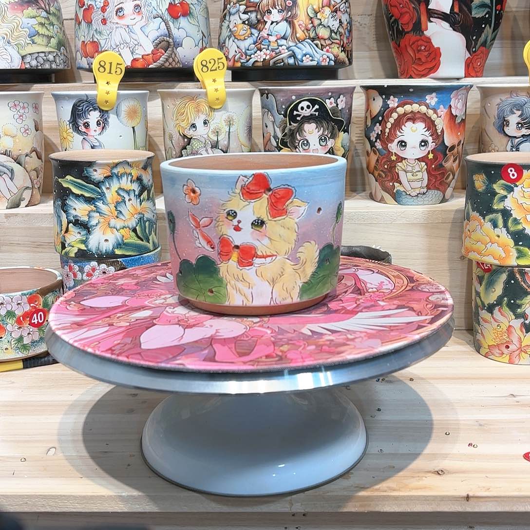 紫砂花盆手工花盆默认微瑕12.5/11微瑕