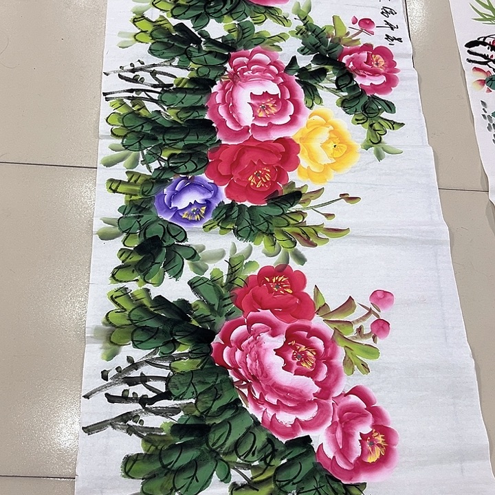 国画纯手绘花鸟山水国画