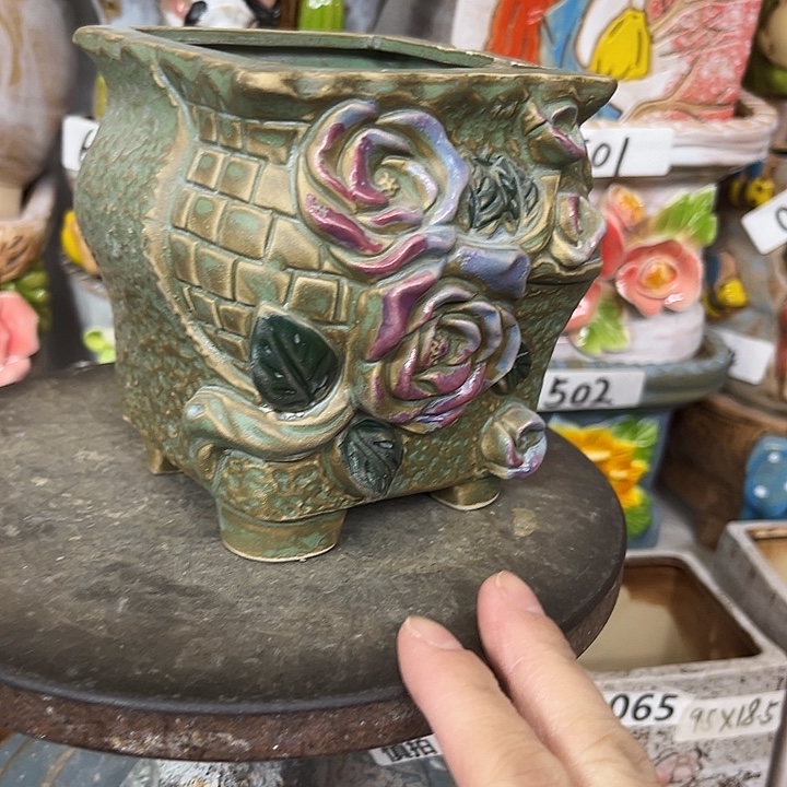 粗陶材质多肉花盆