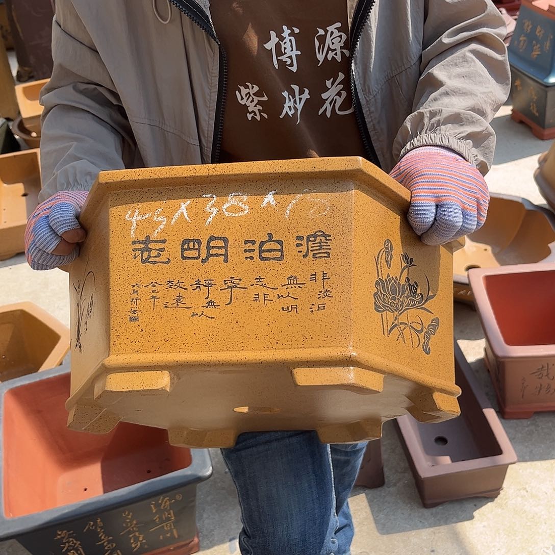 紫砂花盆盆景艺术