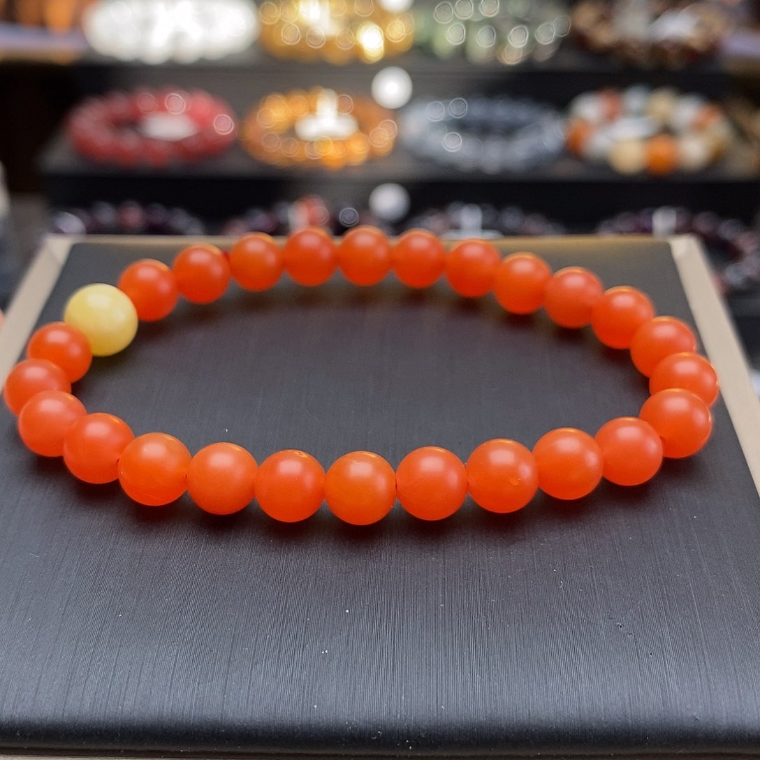 南红玛瑙手链未镶嵌悠*