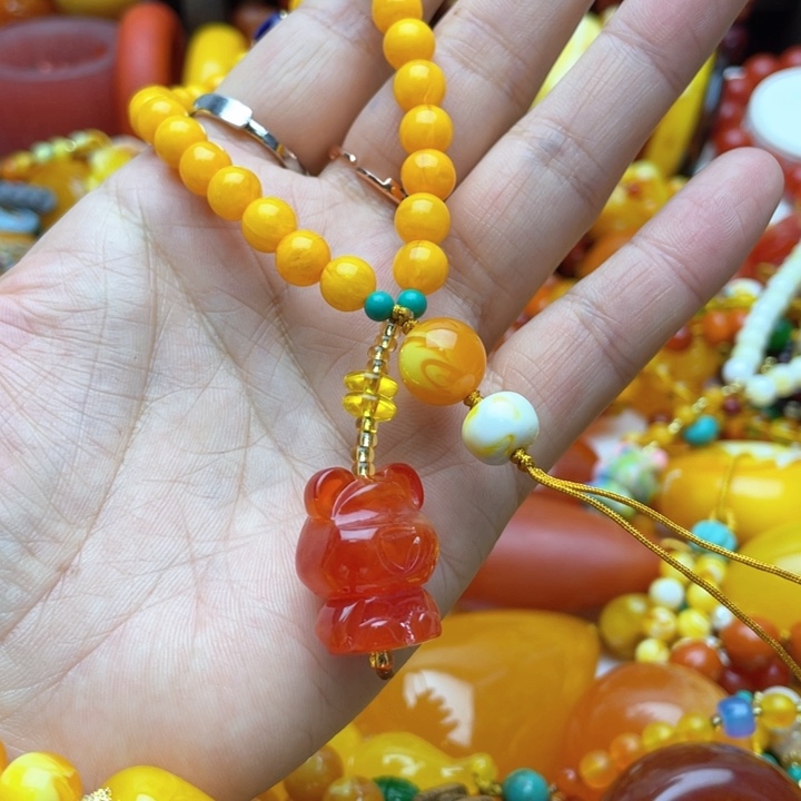树脂制品23号手机挂链