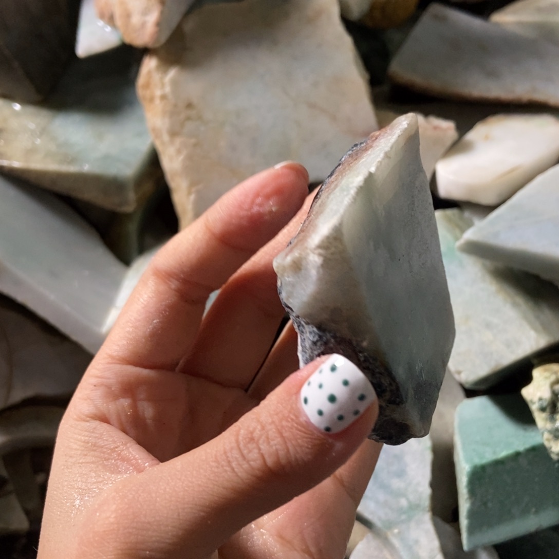 翡翠未镶嵌挂件天然翡翠