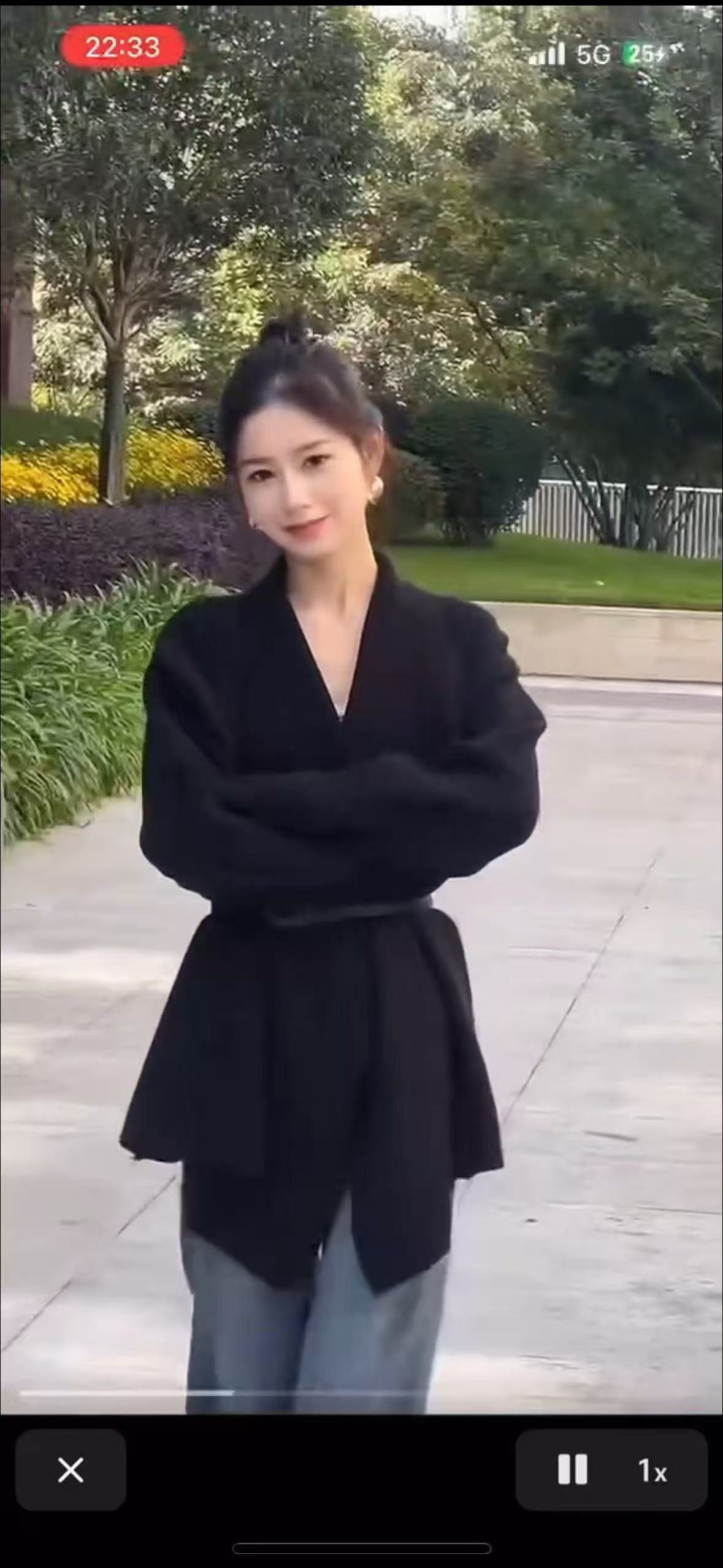 晚古欧 韩版中长款针织外套➕腰带