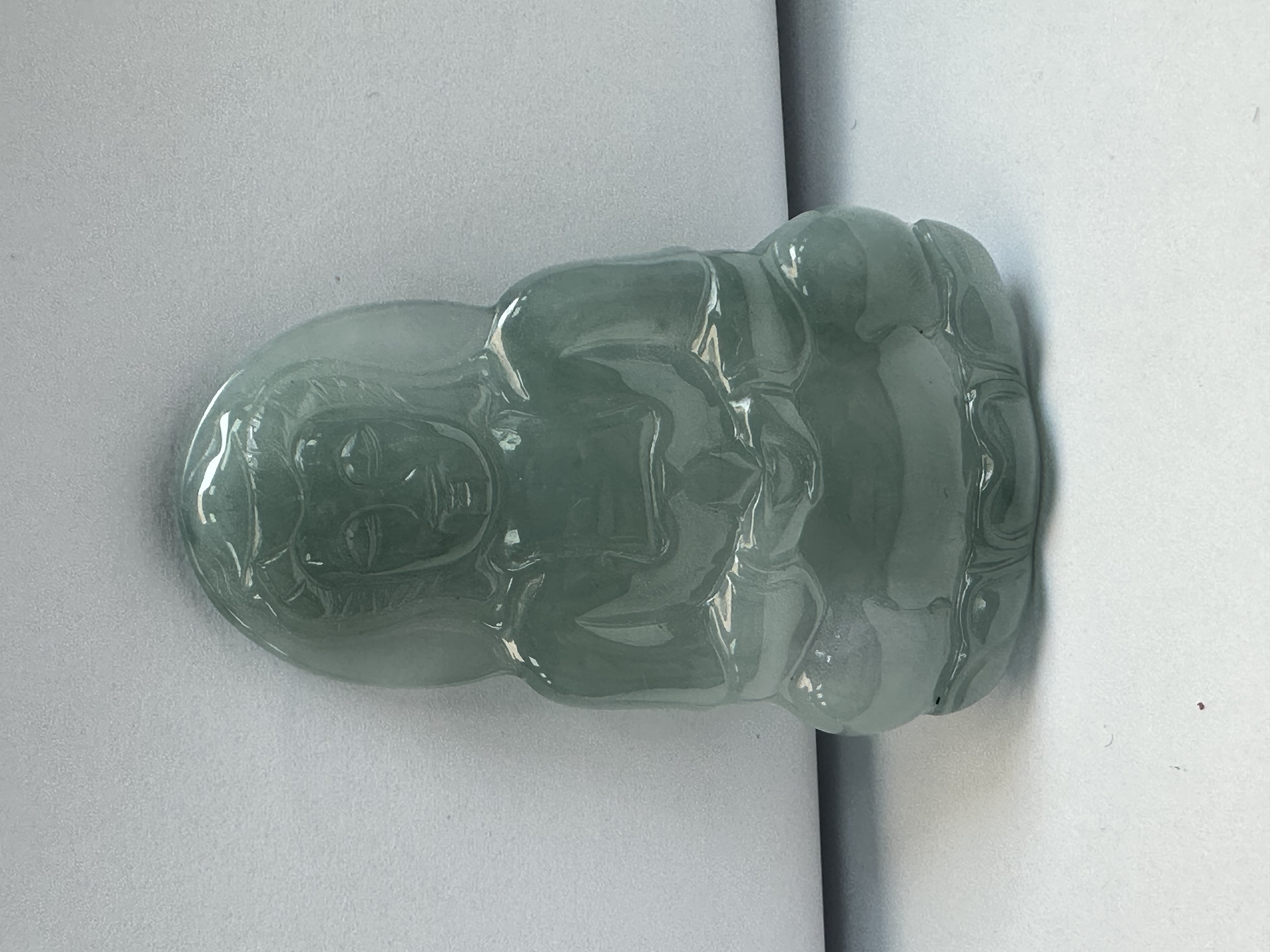 定制翡翠未镶嵌毛货链接观音牌ZY039