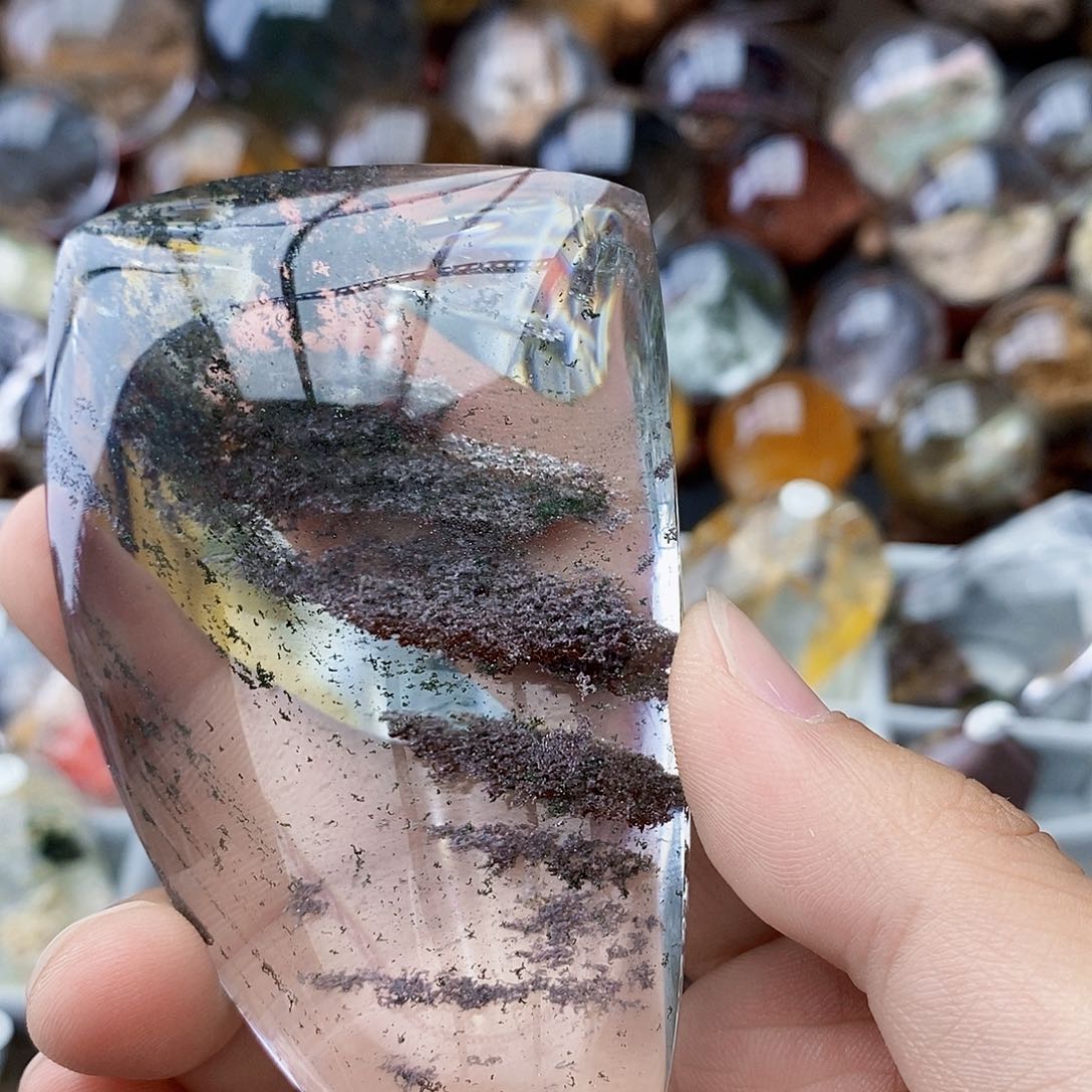 天然水晶透亮光泽未镶嵌水晶深****e