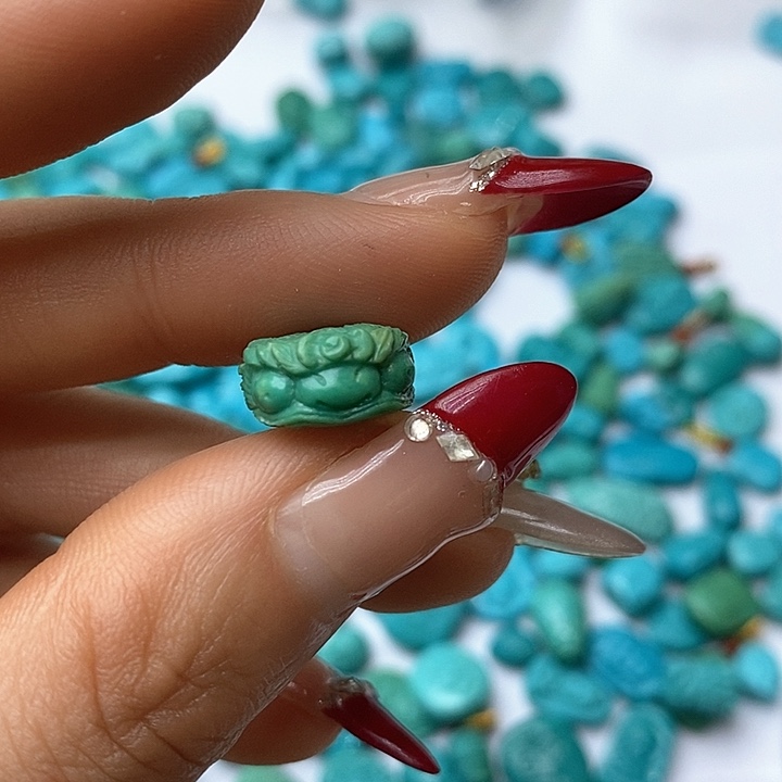 绿松石珠宝奇石未镶嵌